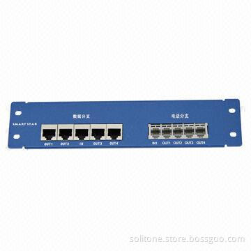 Telephone Distribution and Date Module, Fit for Multimedia Box, Made of Metal Material